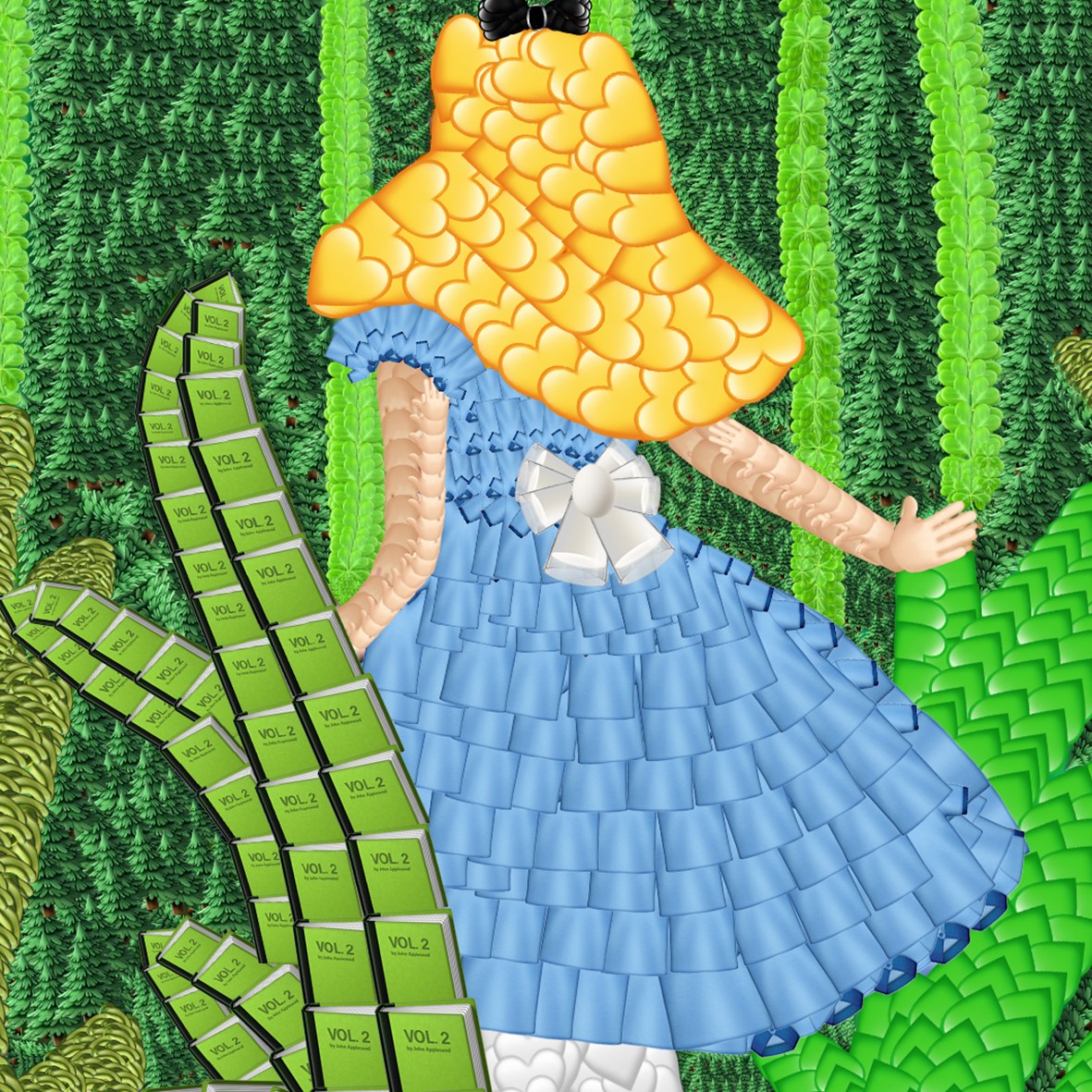 Alice detail from In a World of My Own
